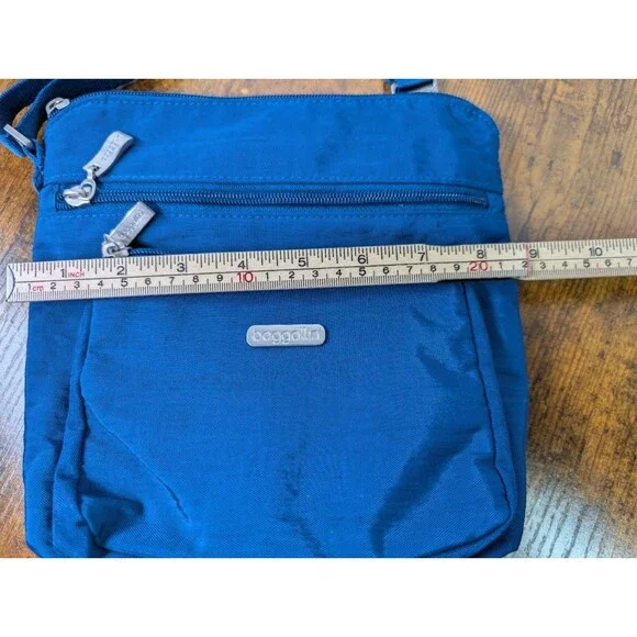 Baggallini Royal Blue Pocket Crossbody with RFID - Picture 3 of 10